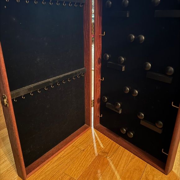 Wooden Jewelry Organizer Cabinet - Picture 1 of 2